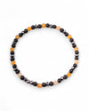 "Midnight Flame" Stone Bead Bracelet