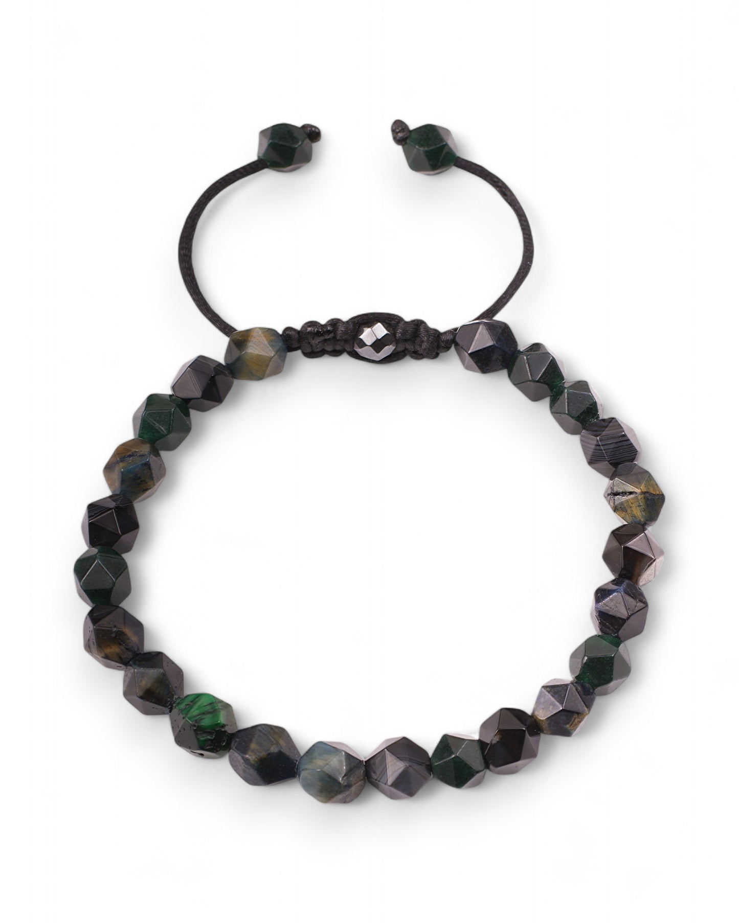 Onyx Agate Faceted Bracelet