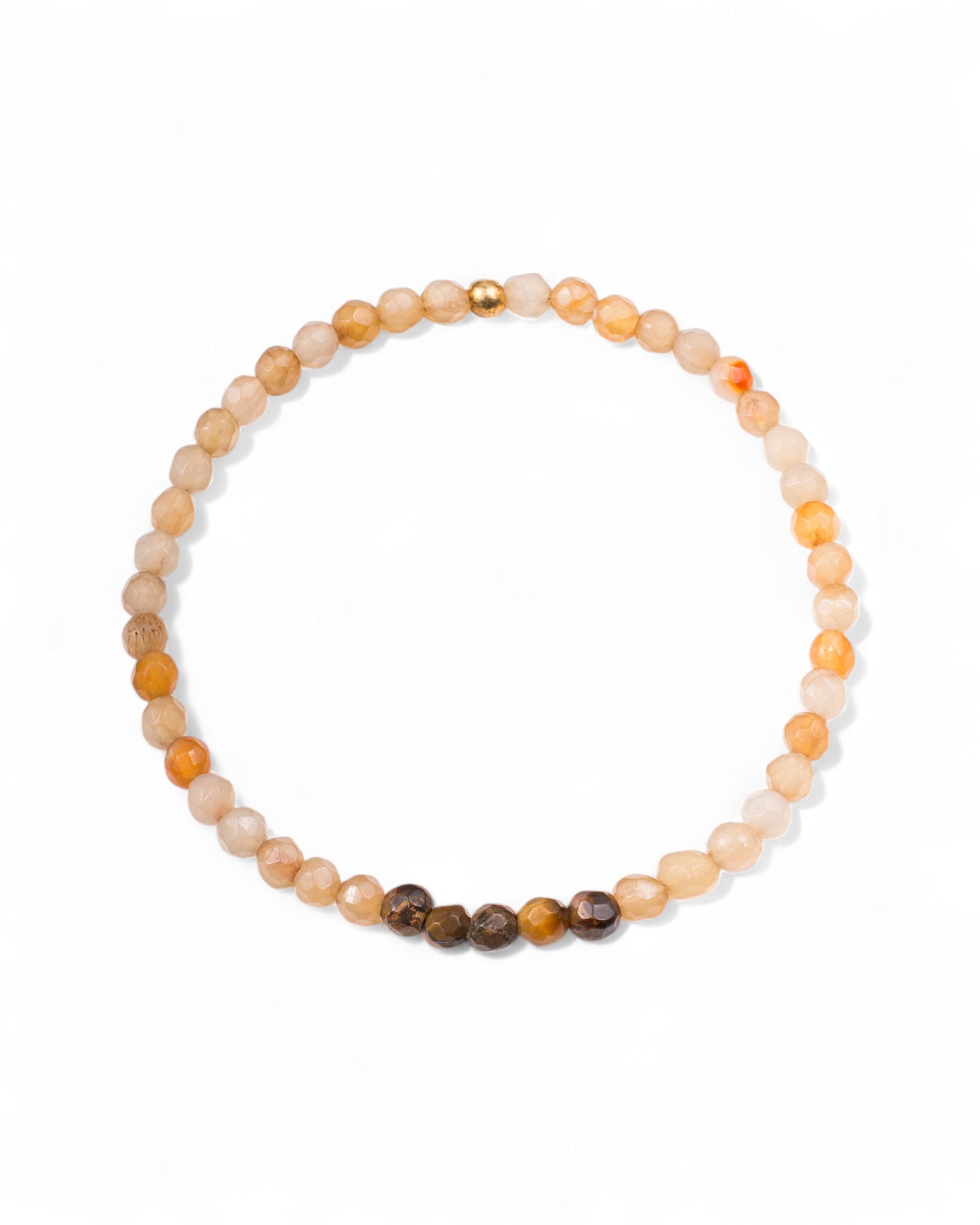 Sunset Glow Faceted Gemstone Bracelet