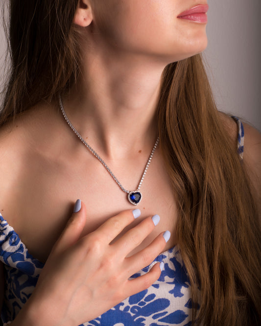 Midnight Heart Necklace