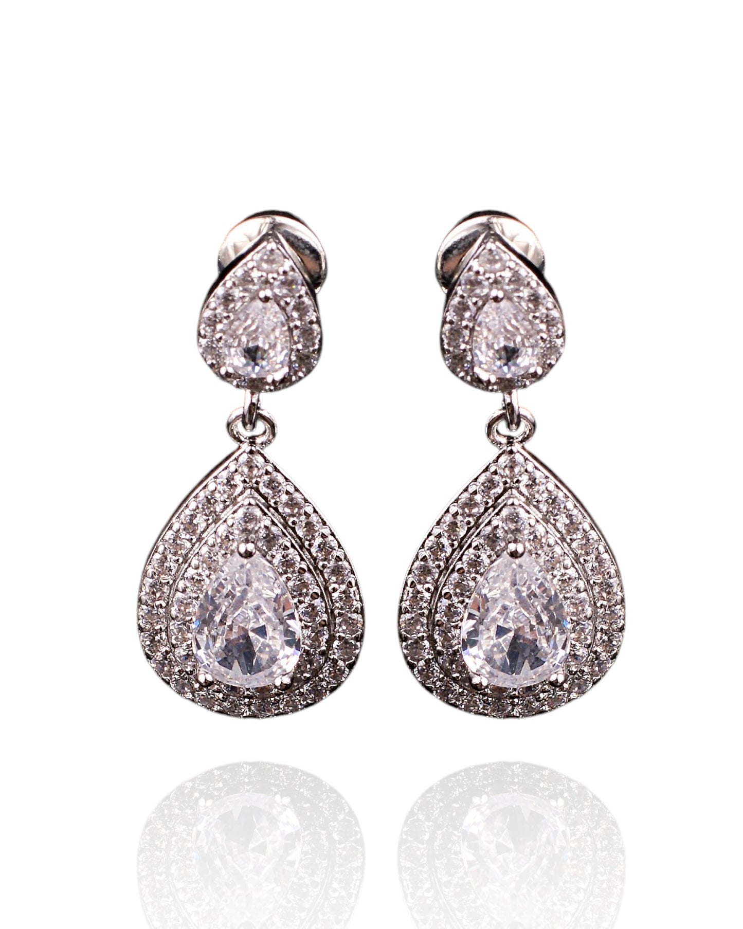 Crystal Teardrop Elegance Jewelry Set