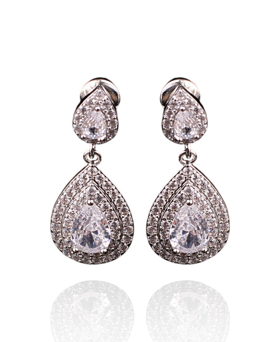 Crystal Teardrop Elegance Jewelry Set