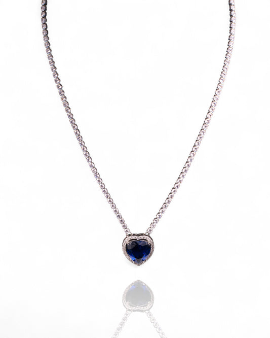 Midnight Heart Necklace