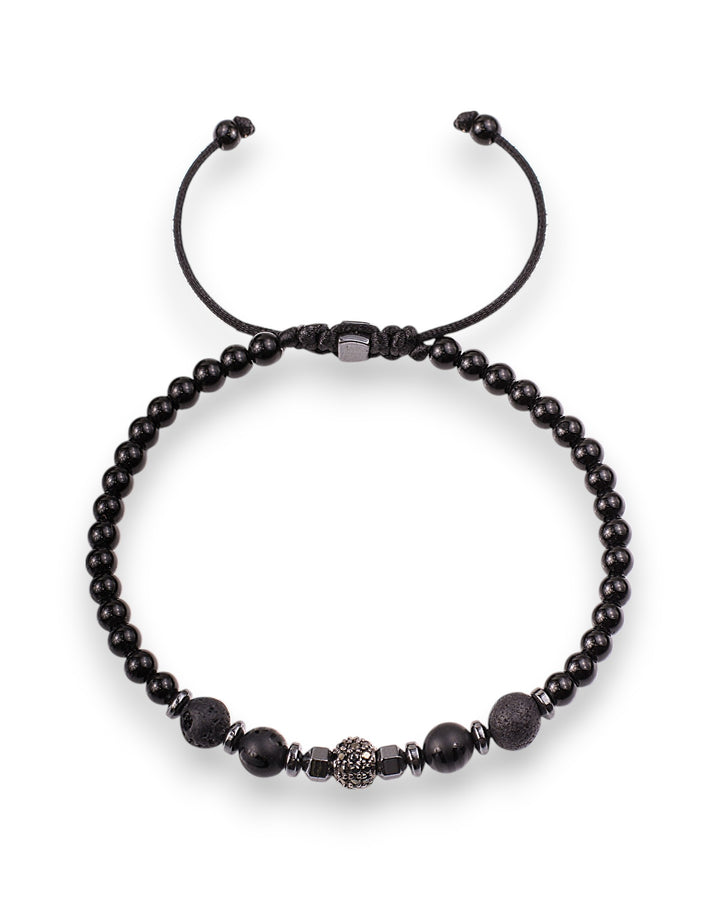 Onyx Shadow Bracelet – Power in Simplicity
