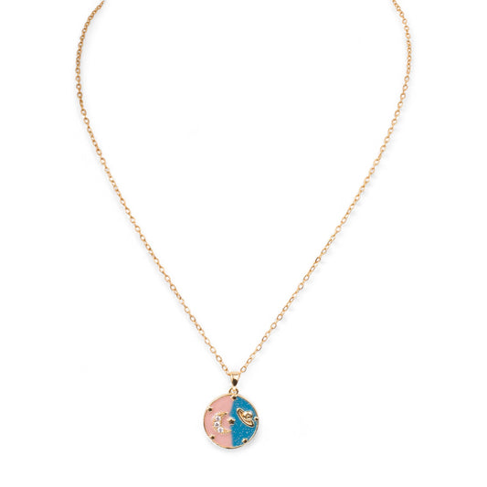 Moon & Heart Necklace