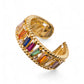 Rainbow Crystal Gold Ring